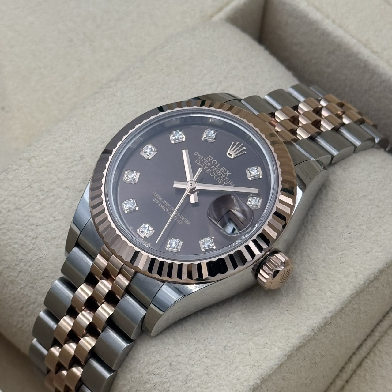 ROLEX(å) ǥȥ㥹28 279171 祳졼 10P SS/ERG  ضŹ ST-193