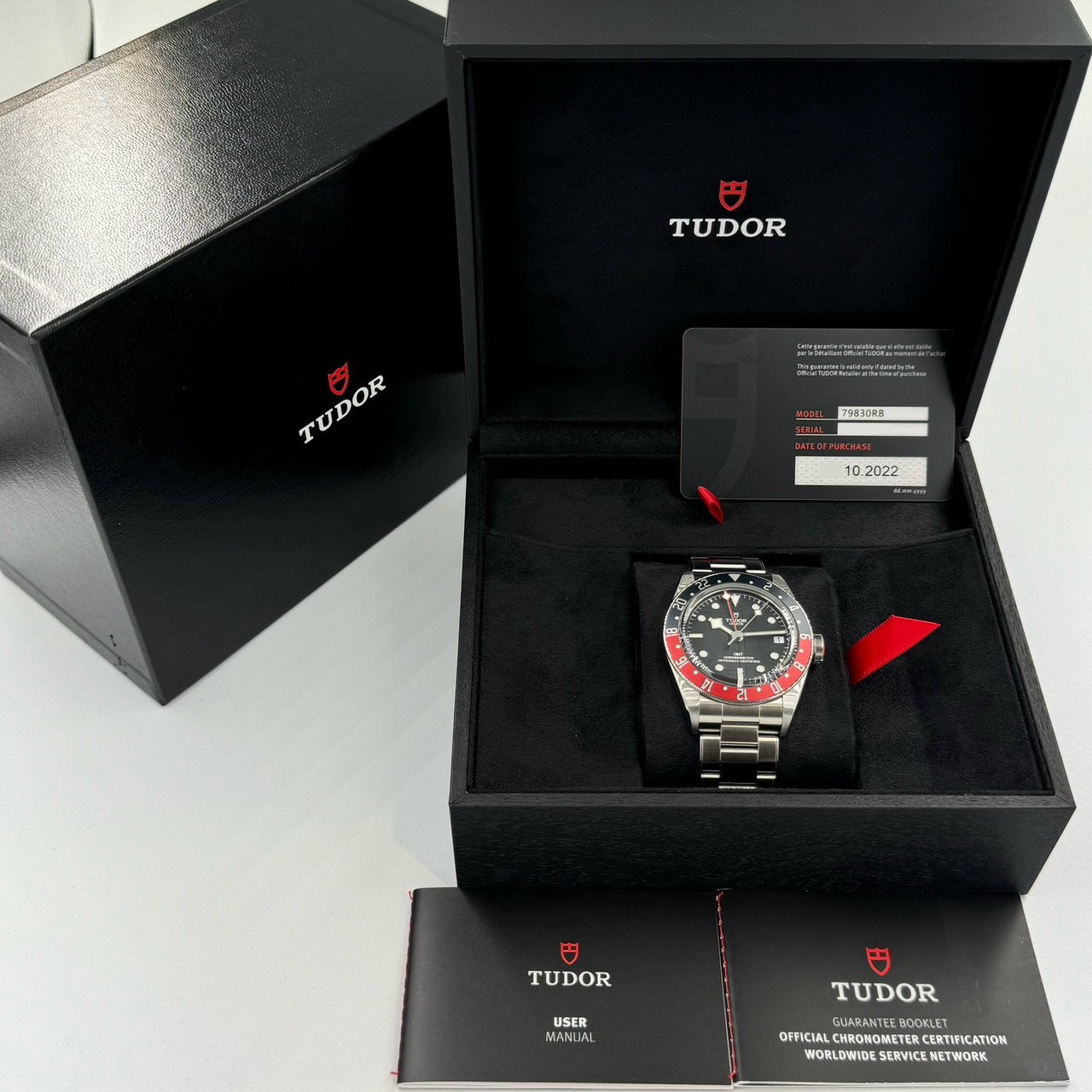 TUDOR (���塼����) �֥�å��٥�GMT 79830RB �֥�å� ̤���� ���ض�Ź CAT-420