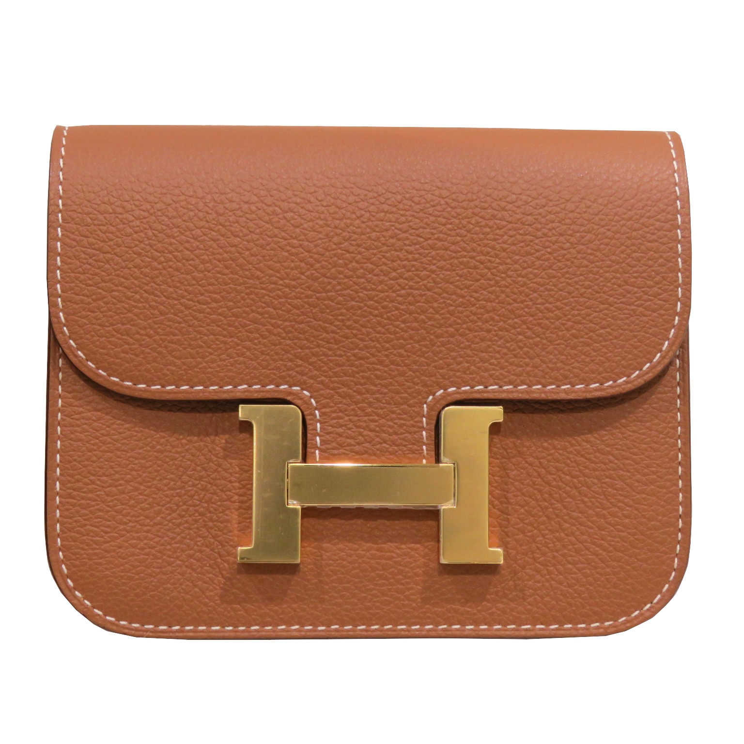 HERMES (エルメス) コンスタンススリム 財布 折財布 ゴールド(ゴールド