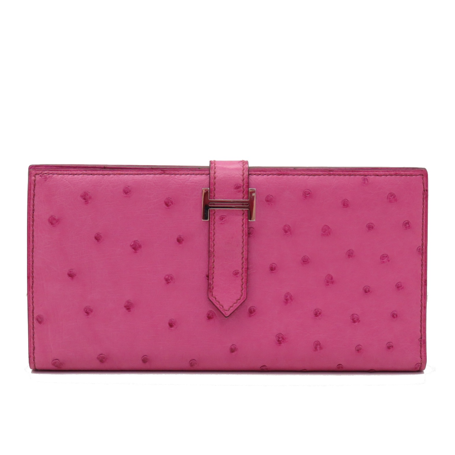 ❤お得なお品❤ベアンスフレ オーストリッチ ローズパープル ＳＶ エルメス A刻 ❤お得なお品❤ベアンスフレ オーストリッチ ローズパープル SV