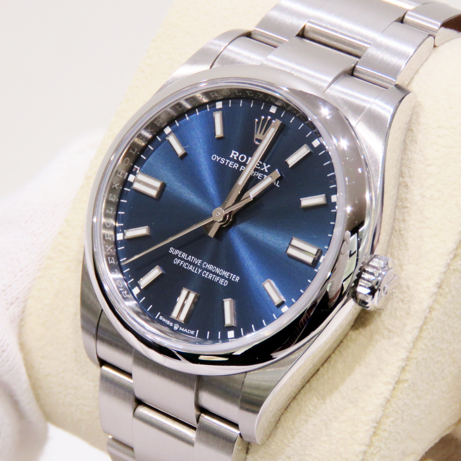 ROLEX (����å���) �����������ѡ��ڥ��奢��36 �ӻ��� 126000 �֥饤�ȥ֥롼 SS ���������� ��°�ʴ��� ������� A-167 ���Ź