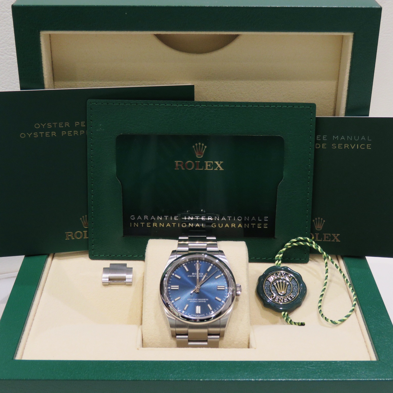 ROLEX (����å���) �����������ѡ��ڥ��奢��36 �ӻ��� 126000 �֥饤�ȥ֥롼 SS ���������� ��°�ʴ��� ������� A-167 ���Ź