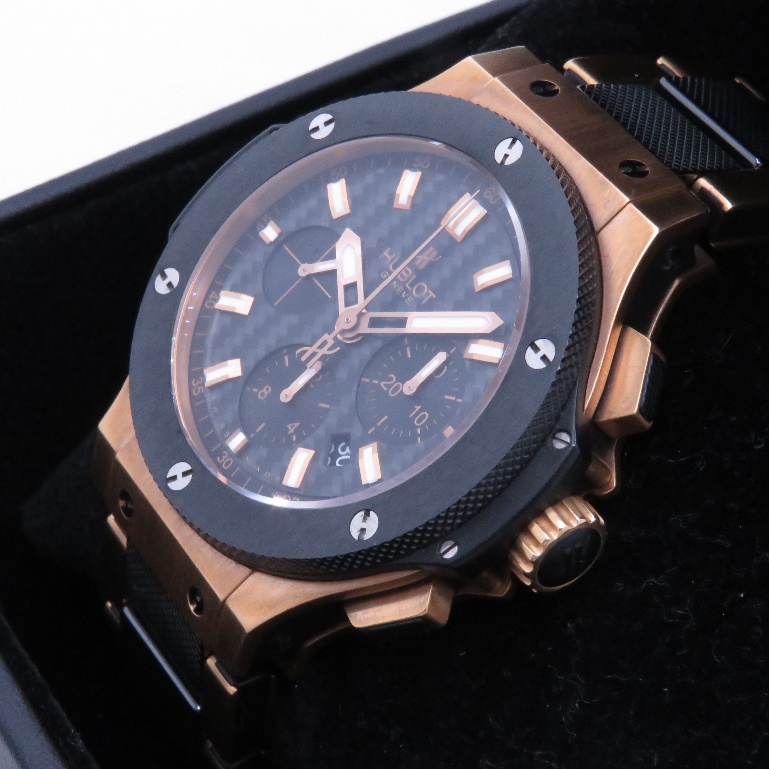 HUBLOT(���֥�)/�ӥå����Х� ���ܥ�塼����� /301.PM.1780.RB/�����Υ����/�֥�å�/K18PG/����ߥå�/�����ܥ�/2010.6��/���A/NAC-584��̾�Ų�Ź��