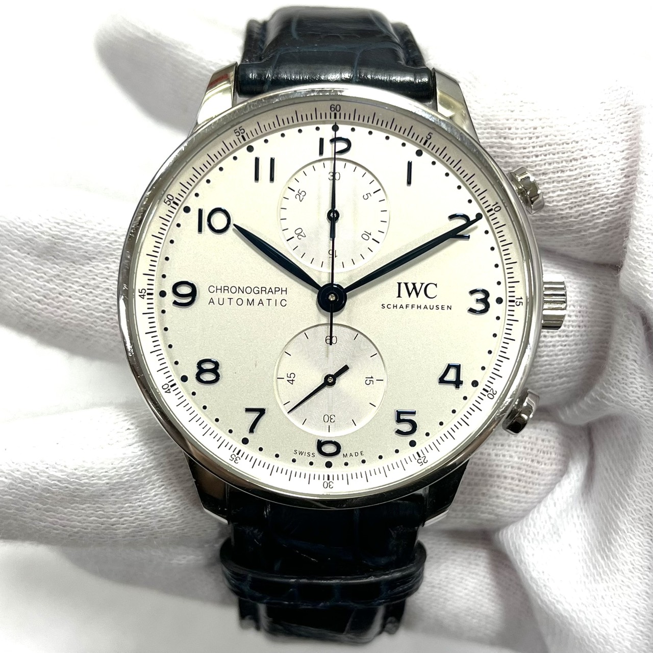 IWC(アイダブリューシー) ポルトギーゼ IW3716051 シルバー文字盤 中古 