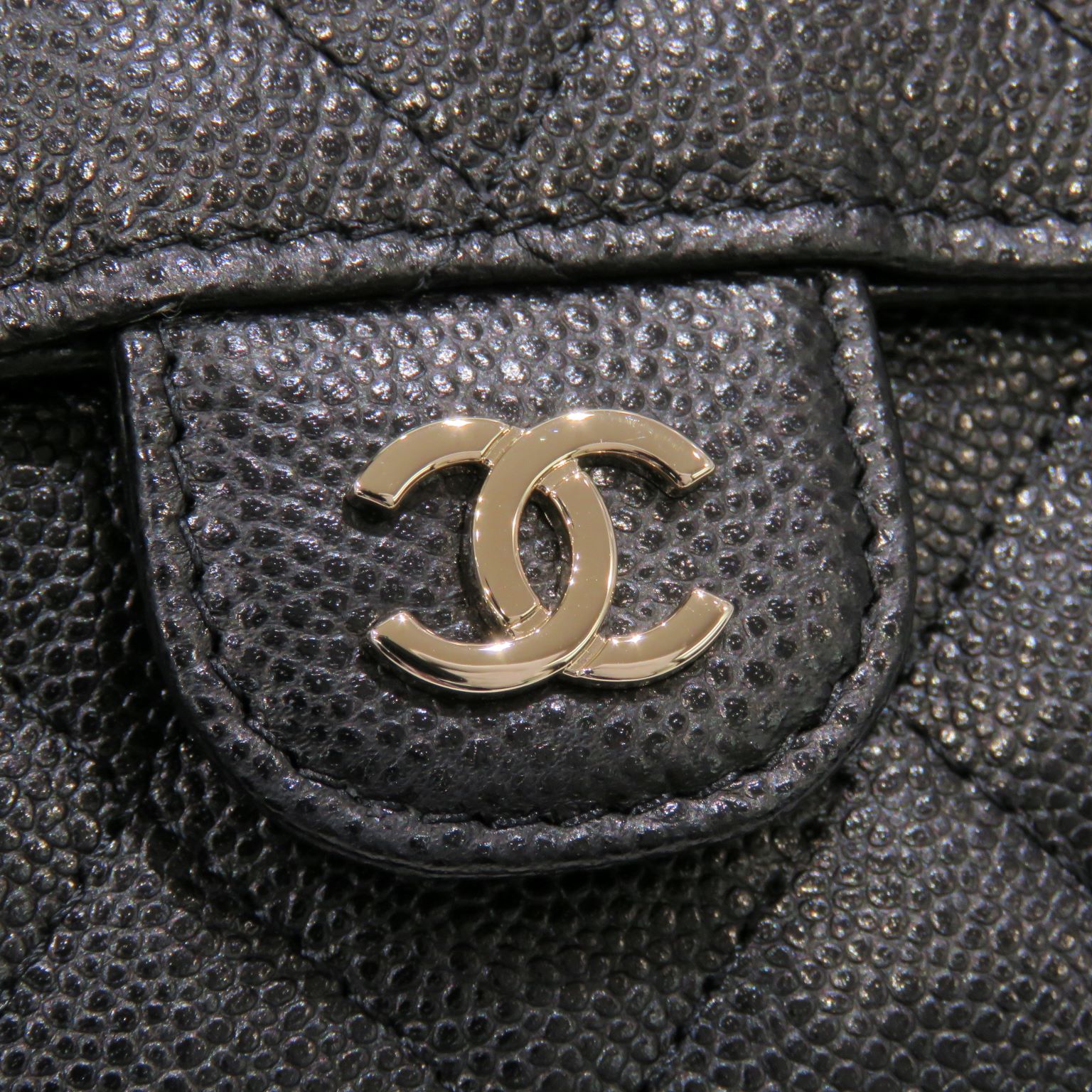 CHANEL (����ͥ�) �ߥ˥������󥦥���å� ���� �֥�å�/�����ѥ󥴡���ɶ�� ����ӥ������� ̤������ L126 ���Ź