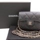 CHANEL (����ͥ�) �ߥ˥������󥦥���å� ���� �֥�å�/�����ѥ󥴡���ɶ�� ����ӥ������� ̤������ L126 ���Ź