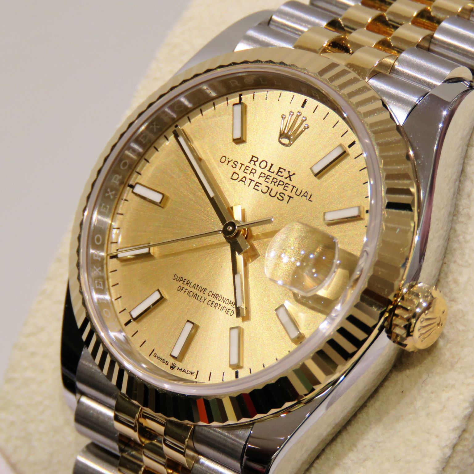B-141 ROLEX (����å���) �ǥ��ȥ��㥹��36 �ӻ��� 126233 �����ѥ� SS/YG ����ӥ꡼ ��°�ʴ��� ������� ���Ź
