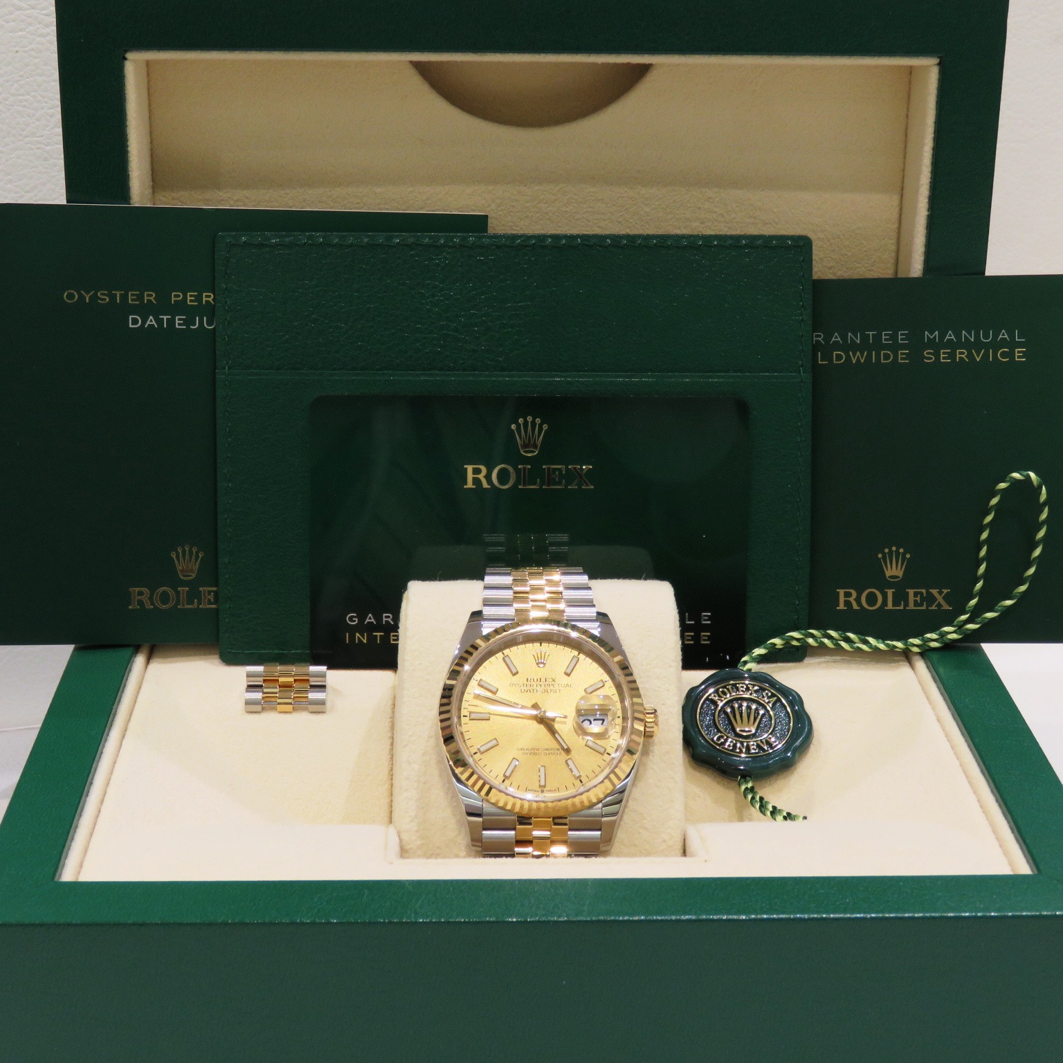 B-141 ROLEX (����å���) �ǥ��ȥ��㥹��36 �ӻ��� 126233 �����ѥ� SS/YG ����ӥ꡼ ��°�ʴ��� ������� ���Ź