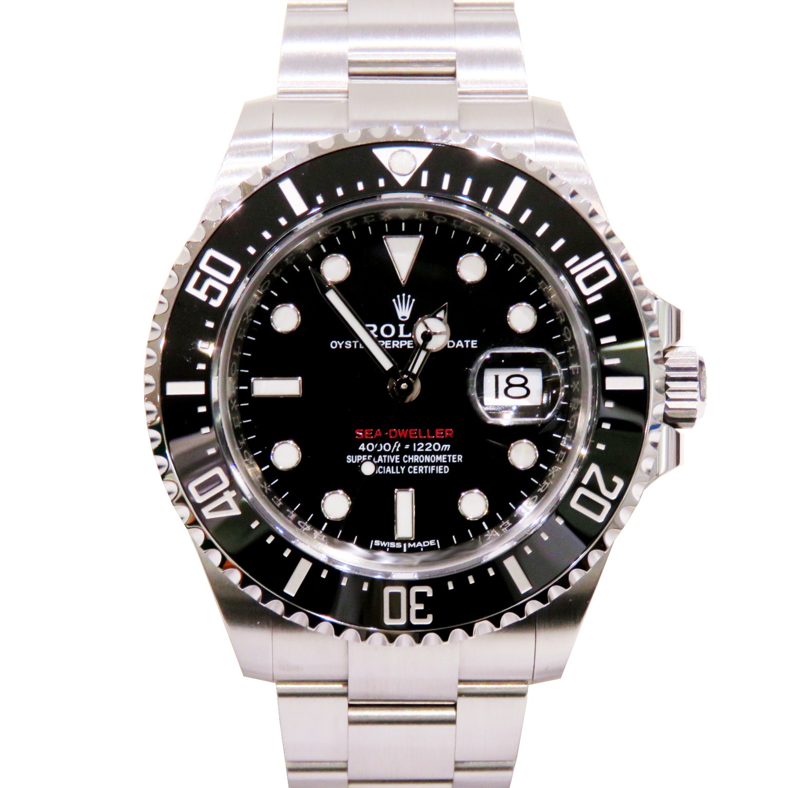 ROLEX (����å���) �����ɥ����顼 �ӻ��� 126600 �֥�å� SS ���������� ��°�ʴ��� ����Ʊ�� S-162 ���Ź