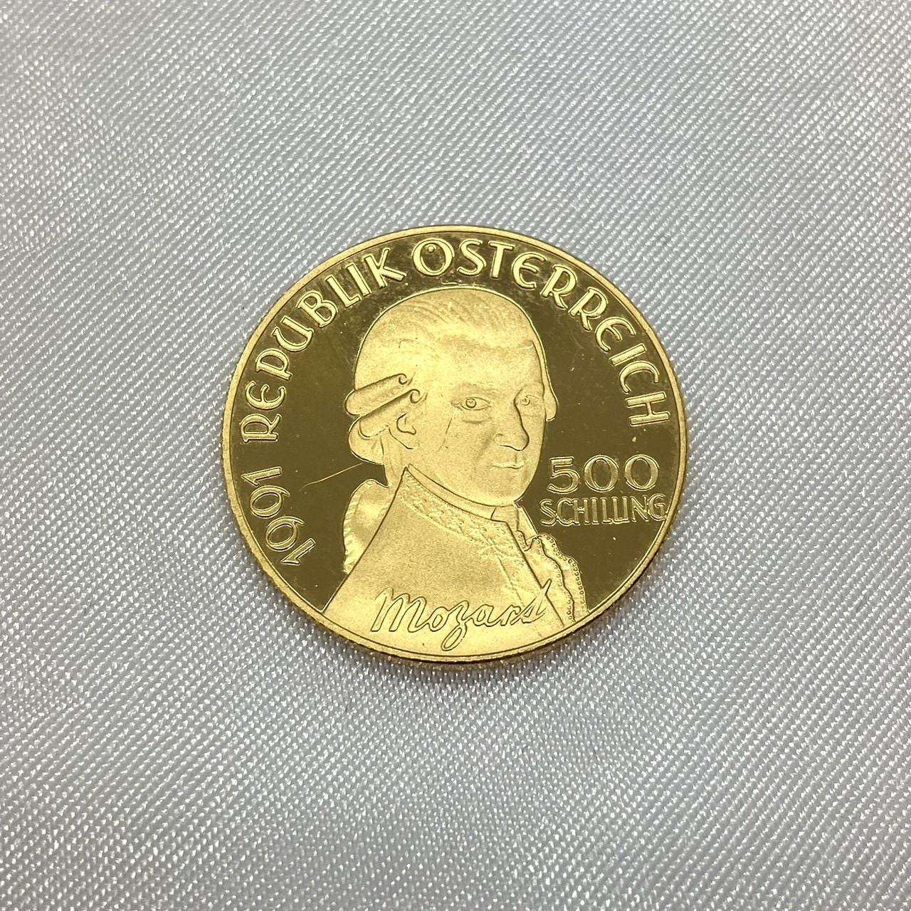 モーツァルト没後200年記念 モーツァルト没後200年 記念銀貨 銀900/1000 18g｜トレファクONLINE