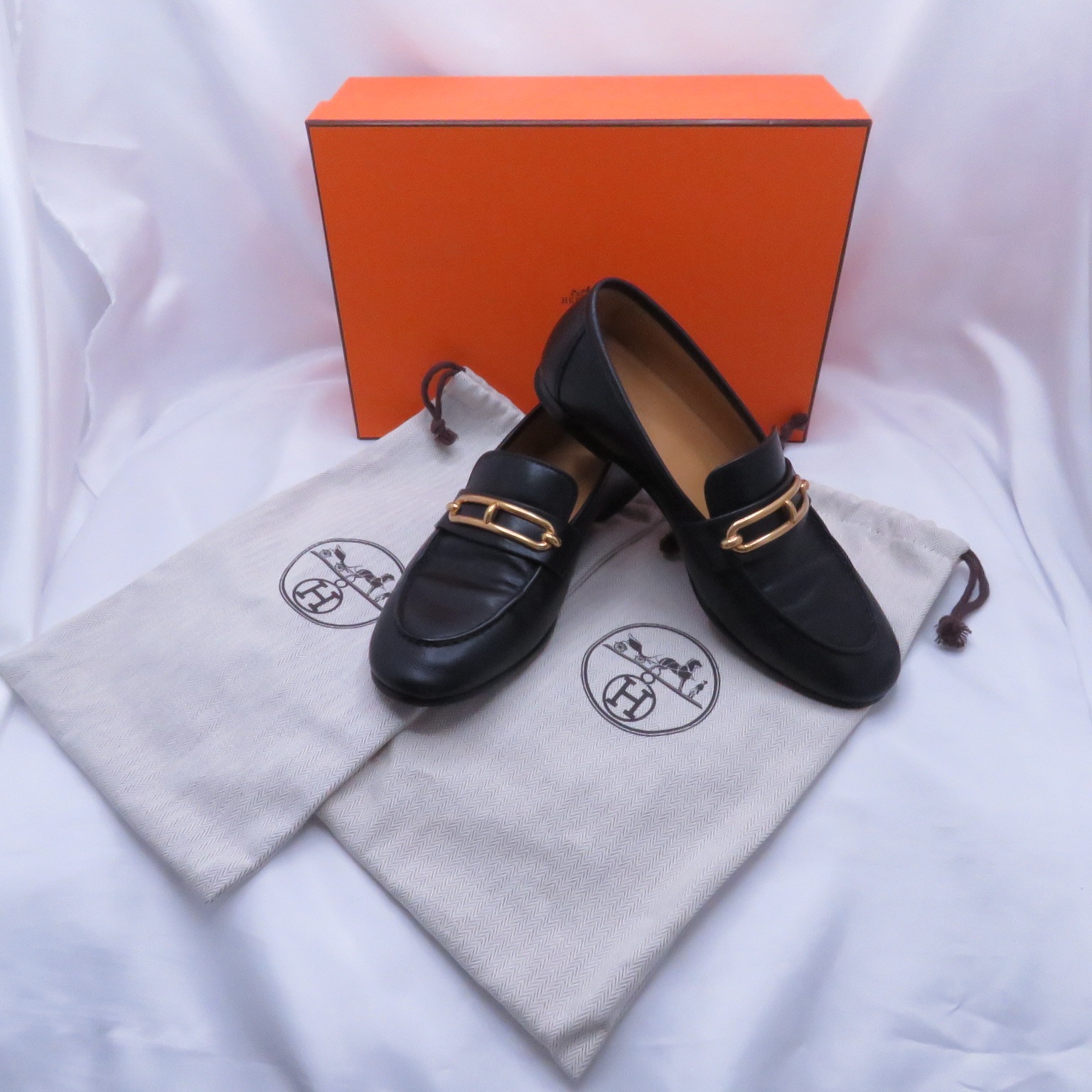 HERMES (����᥹)/�����ե�������å�/�֥�å�/������37.5(��24cm)/�������/NAC-491(̾�Ų�Ź)