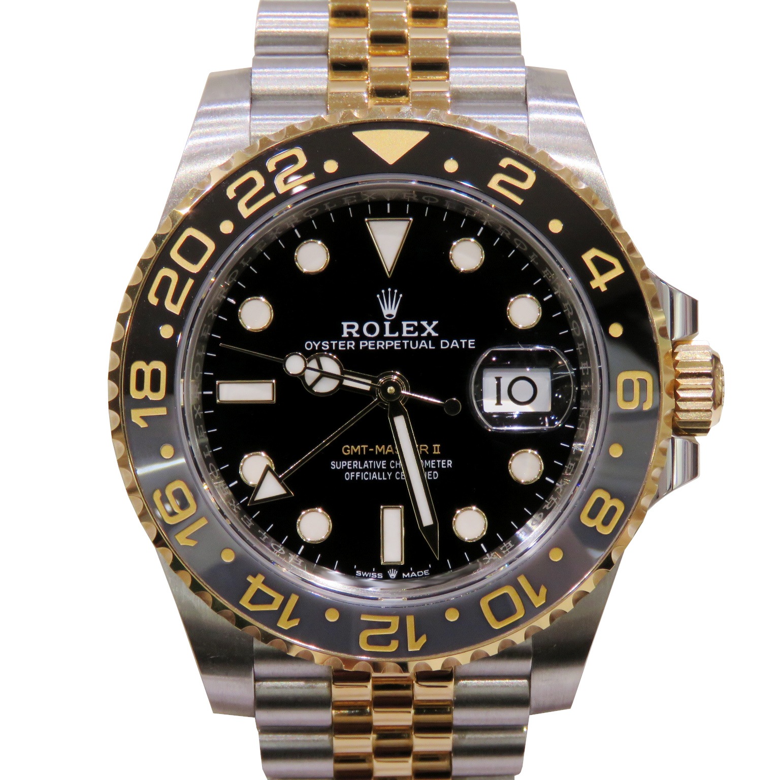 B-024 ROLEX (����å���) GMT�ޥ������� �ӻ��� 126713GRNR �֥�å� SS/YG ����ӥ꡼ ��°�ʴ��� ������� ���Ź