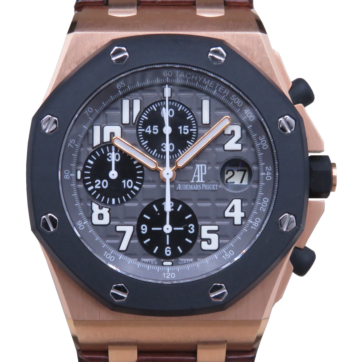 AUDEMARS PIGUET(�����ǥޥԥ�)/������륪�������ե��祢������/25940OK.OO.D002CA.01.A/���졼/K18PG/�����ץ٥�ȸ򴹺�/���A/NAC-586(̾�Ų�Ź)