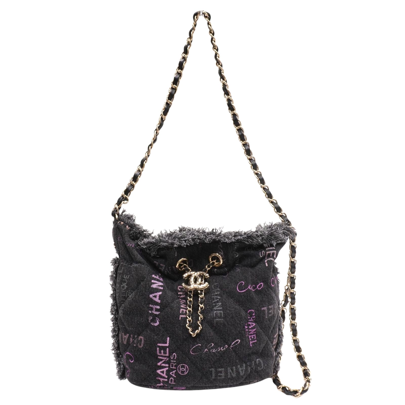 CHANEL (����ͥ�) ���⡼�� �Х��åȥХå� AS3091 �֥�å� �ǥ˥� ���A B85 ���Ź
