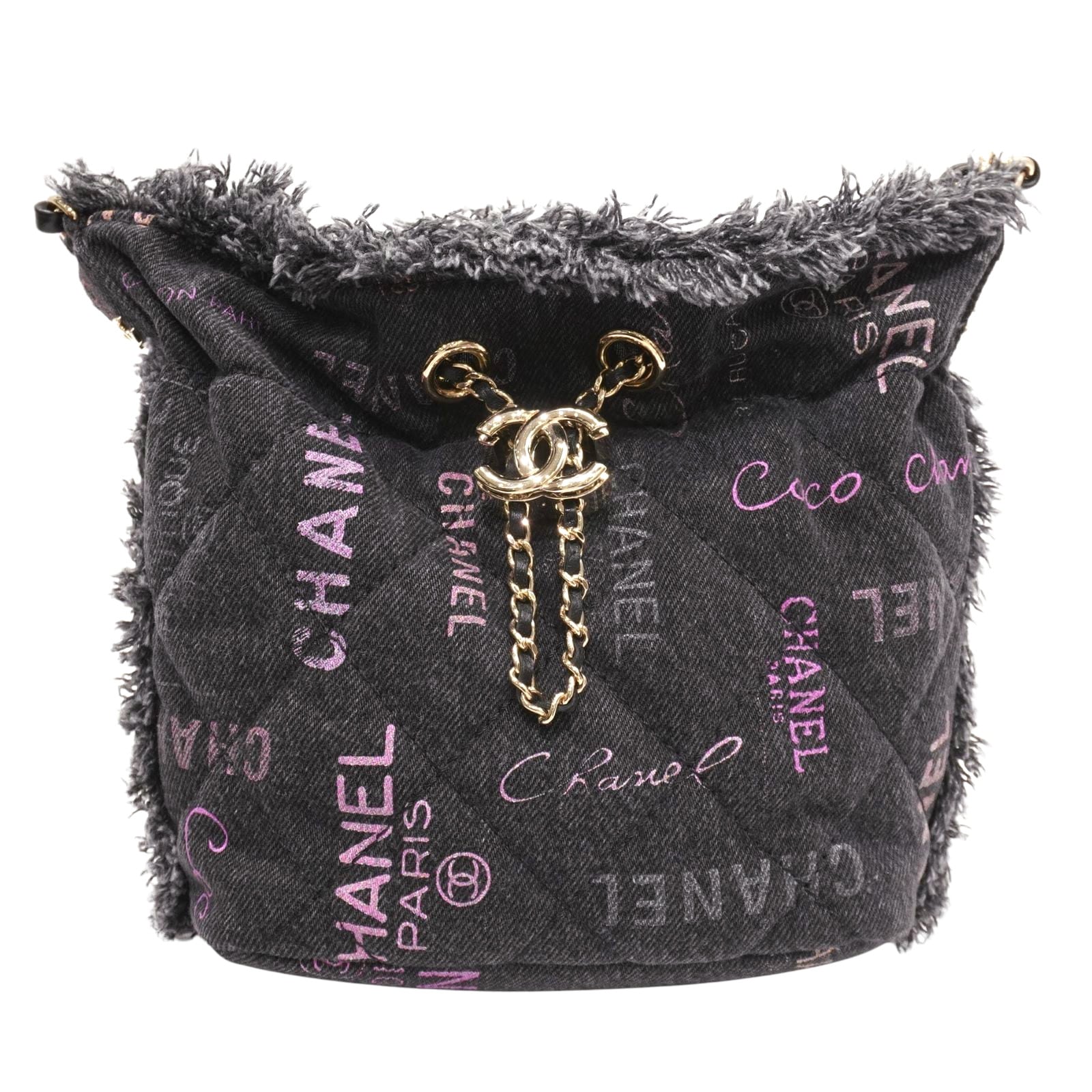 CHANEL (����ͥ�) ���⡼�� �Х��åȥХå� AS3091 �֥�å� �ǥ˥� ���A B85 ���Ź