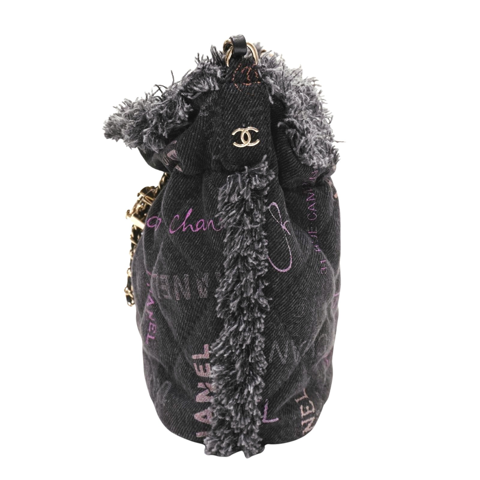 CHANEL (����ͥ�) ���⡼�� �Х��åȥХå� AS3091 �֥�å� �ǥ˥� ���A B85 ���Ź