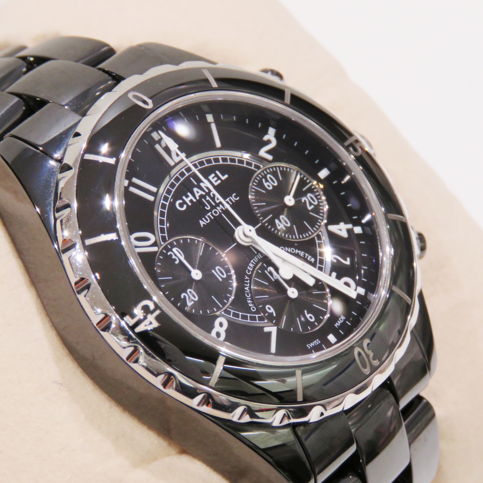 B-025 CHANEL (����ͥ�) J12 �����Υ���� �ӻ��� H0940 �֥�å� SS/����ߥå� ��� ���Ź