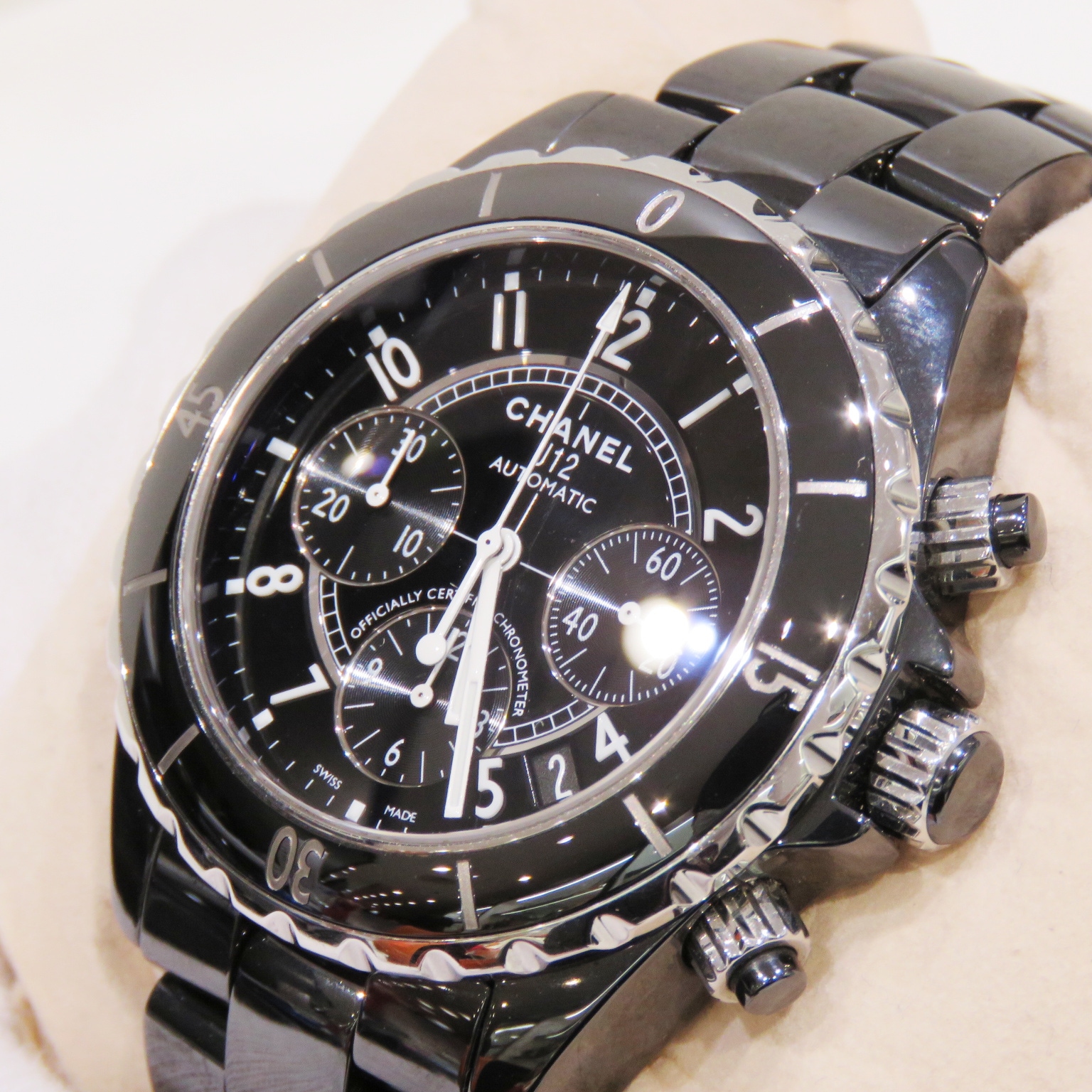 B-025 CHANEL (����ͥ�) J12 �����Υ���� �ӻ��� H0940 �֥�å� SS/����ߥå� ��� ���Ź