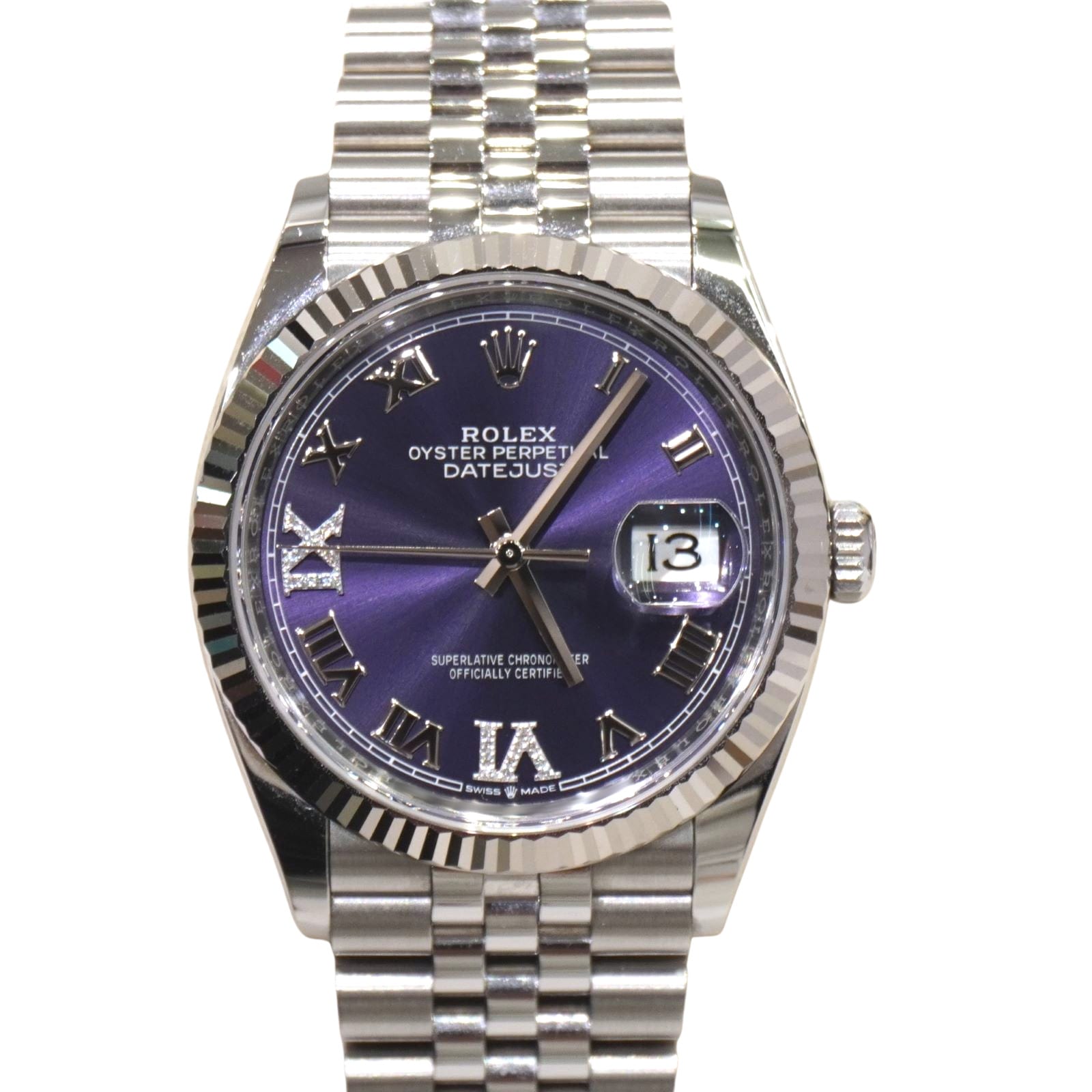 C-283 ROLEX (����å���) �ǥ��ȥ��㥹��36 �ӻ��� 126234 �����٥른���� ��/�������� SS/WG ���������� ��°�ʴ��� ������� ���Ź