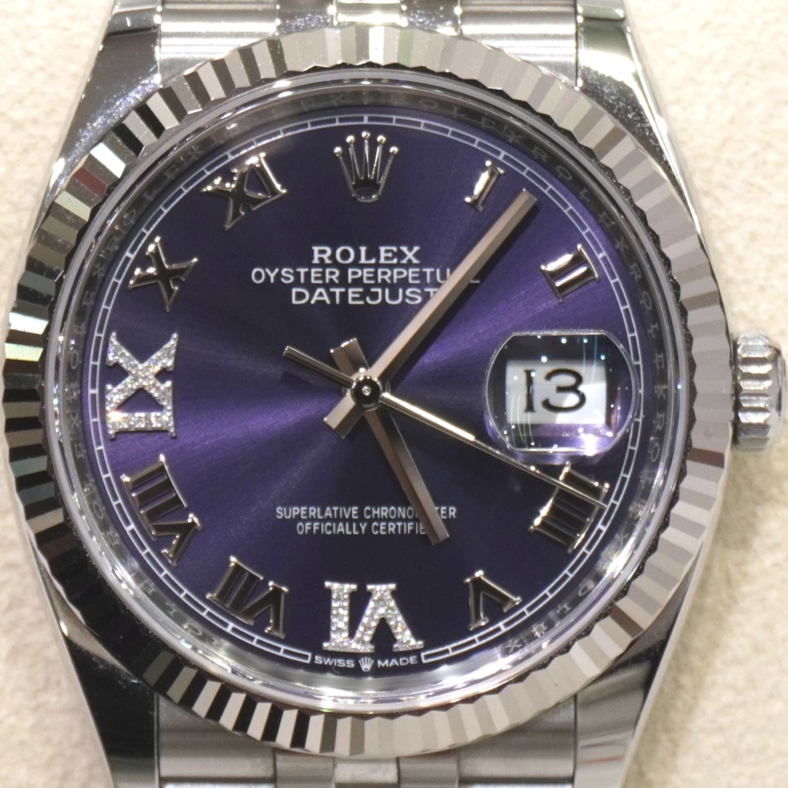 C-283 ROLEX (����å���) �ǥ��ȥ��㥹��36 �ӻ��� 126234 �����٥른���� ��/�������� SS/WG ���������� ��°�ʴ��� ������� ���Ź