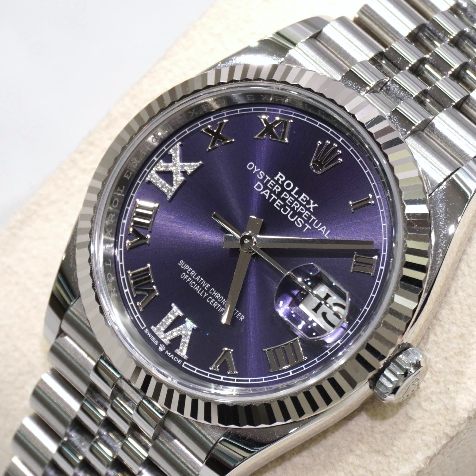 C-283 ROLEX (����å���) �ǥ��ȥ��㥹��36 �ӻ��� 126234 �����٥른���� ��/�������� SS/WG ���������� ��°�ʴ��� ������� ���Ź