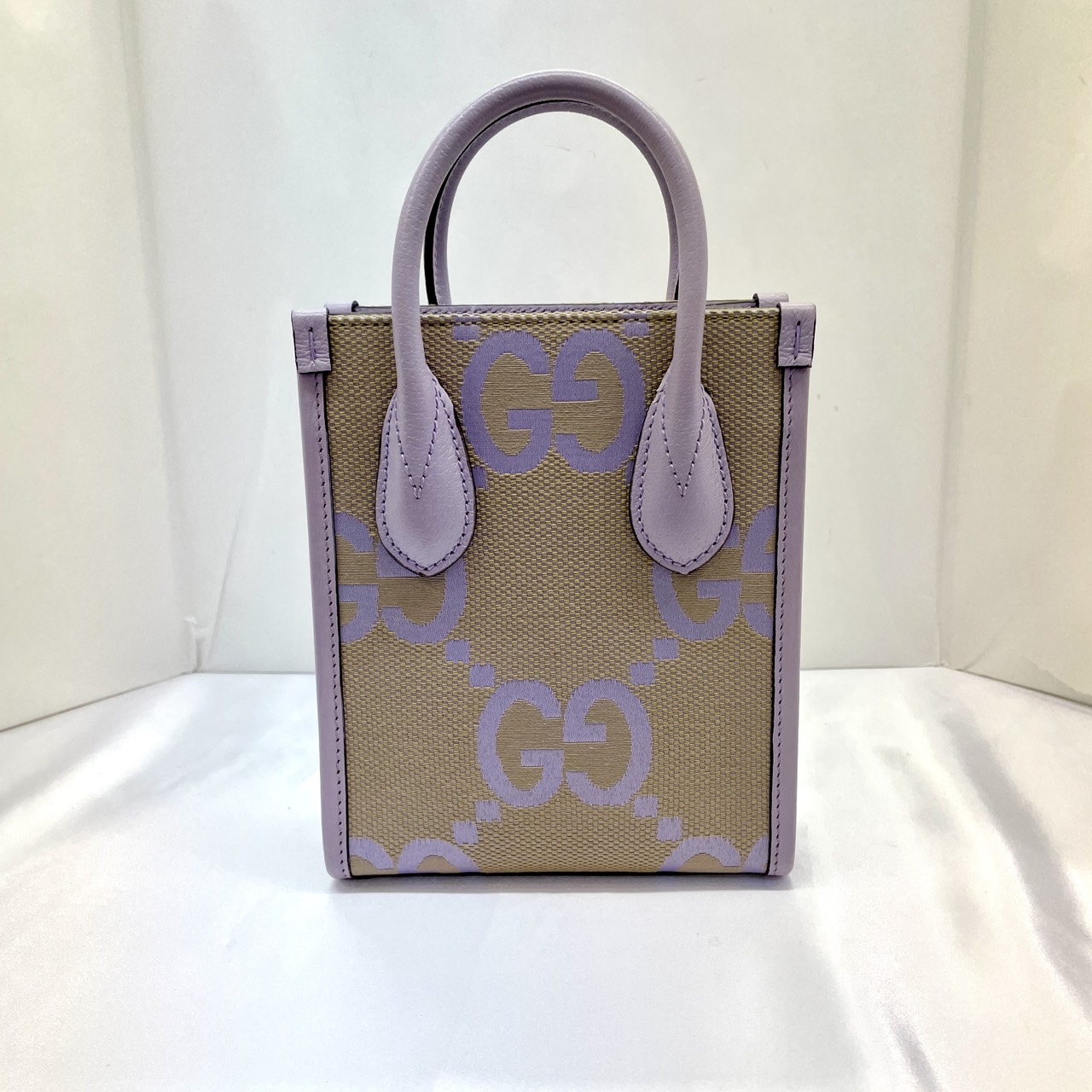 GUCCI(グッチ) ジャンボGG ミニトート バッグ 671623 ベージュ