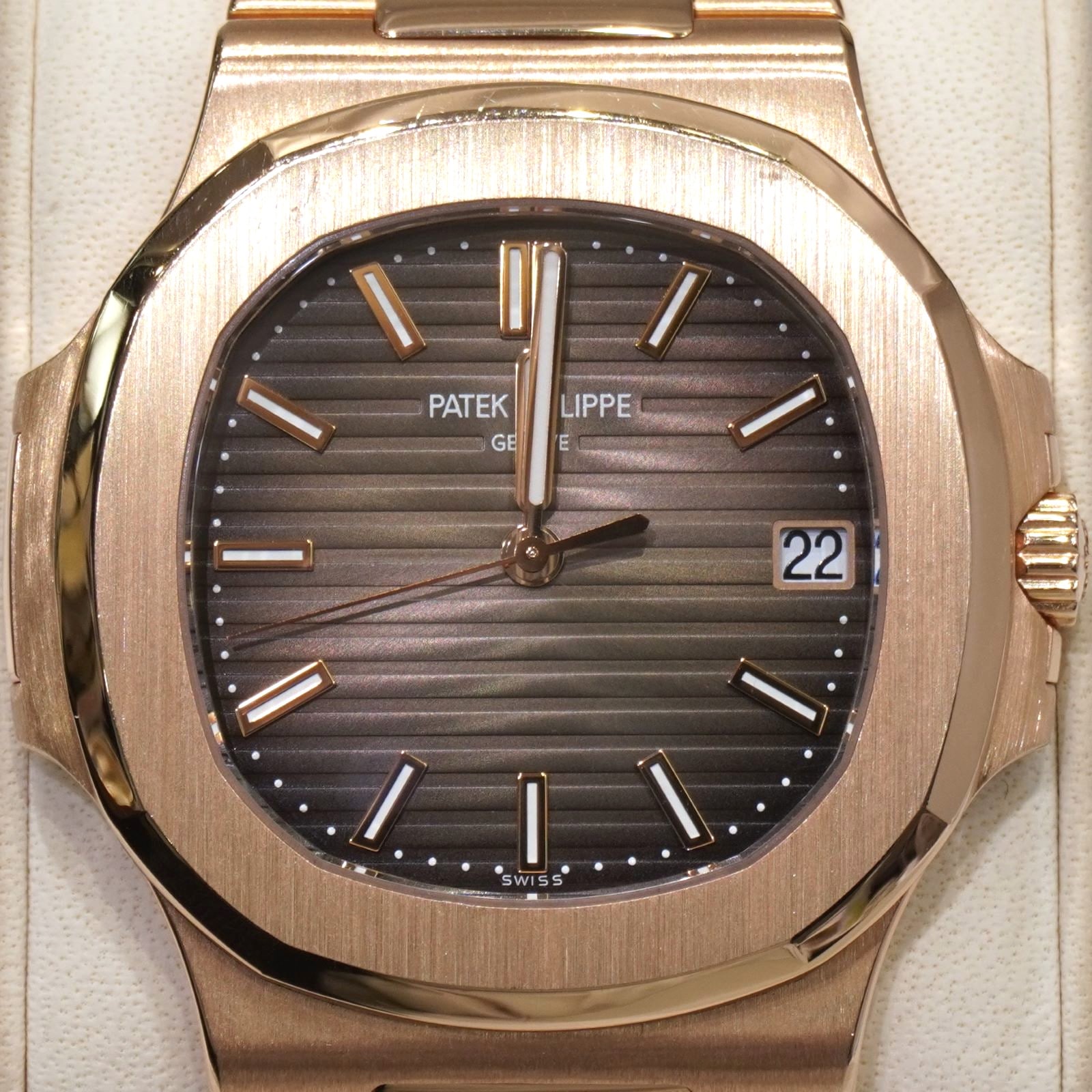 C-222 PATEK PHILIPPE (�ѥƥå� �ե���å�) �Ρ����饹 �ӻ��� 5711/1R-001 �֥饦�� PG ��°�ʴ��� ��� ���Ź