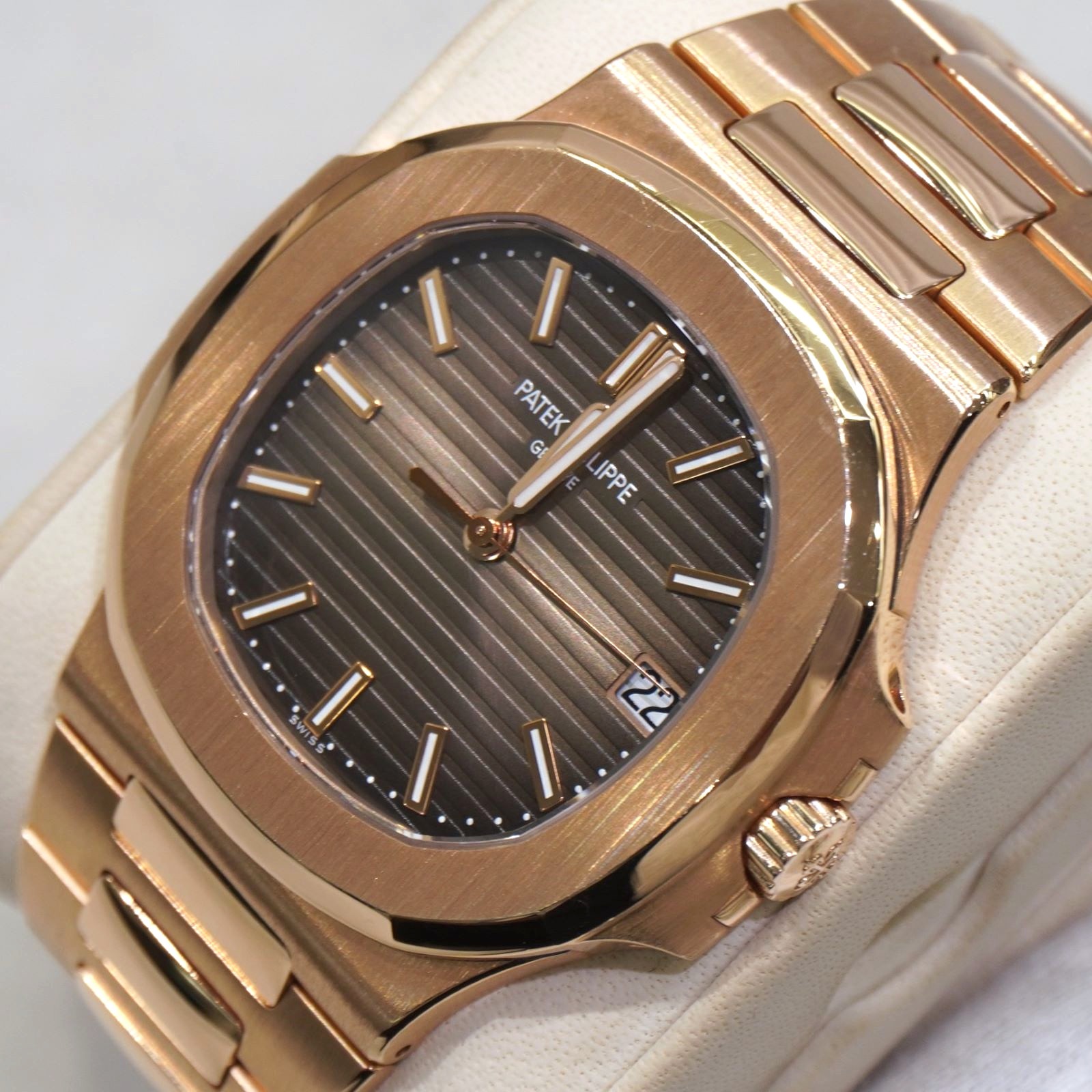 C-222 PATEK PHILIPPE (�ѥƥå� �ե���å�) �Ρ����饹 �ӻ��� 5711/1R-001 �֥饦�� PG ��°�ʴ��� ��� ���Ź