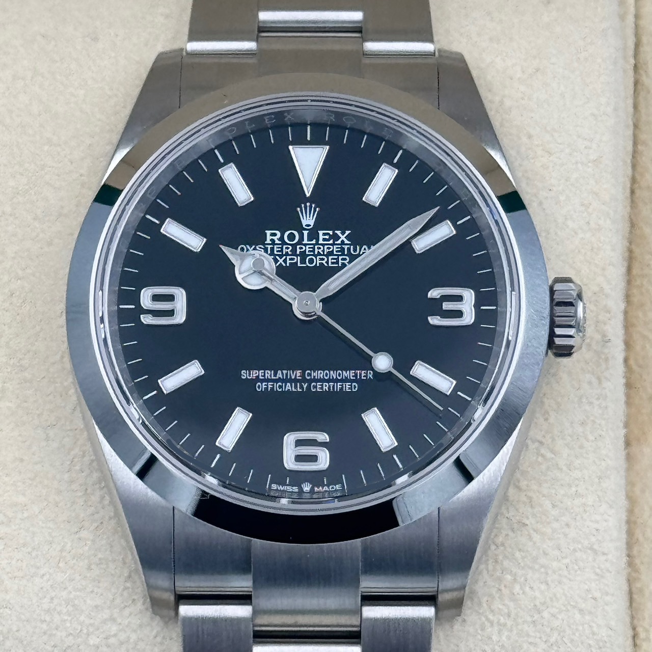 ROLEX (����å���) �������ץ����顼�� 124270 �֥�å� SS ������� ���ض�Ź CAT-871