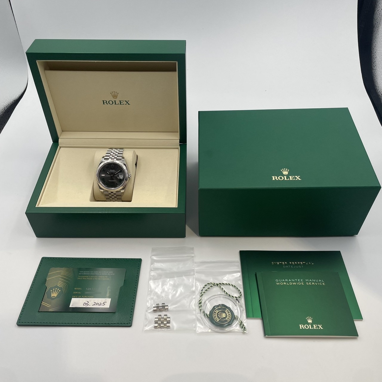 ROLEX (����å���) �ǥ��ȥ��㥹��41 126334 ���졼�ȥ����� JUB 2025ǯ3�� ����� ���� SA-34 ���ض�Ź