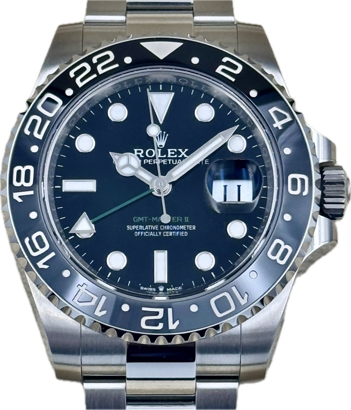 ROLEX(����å���) GMT�ޥ������� 126710GRNR �֥�å� ̤���� ���ض�Ź CAT-709