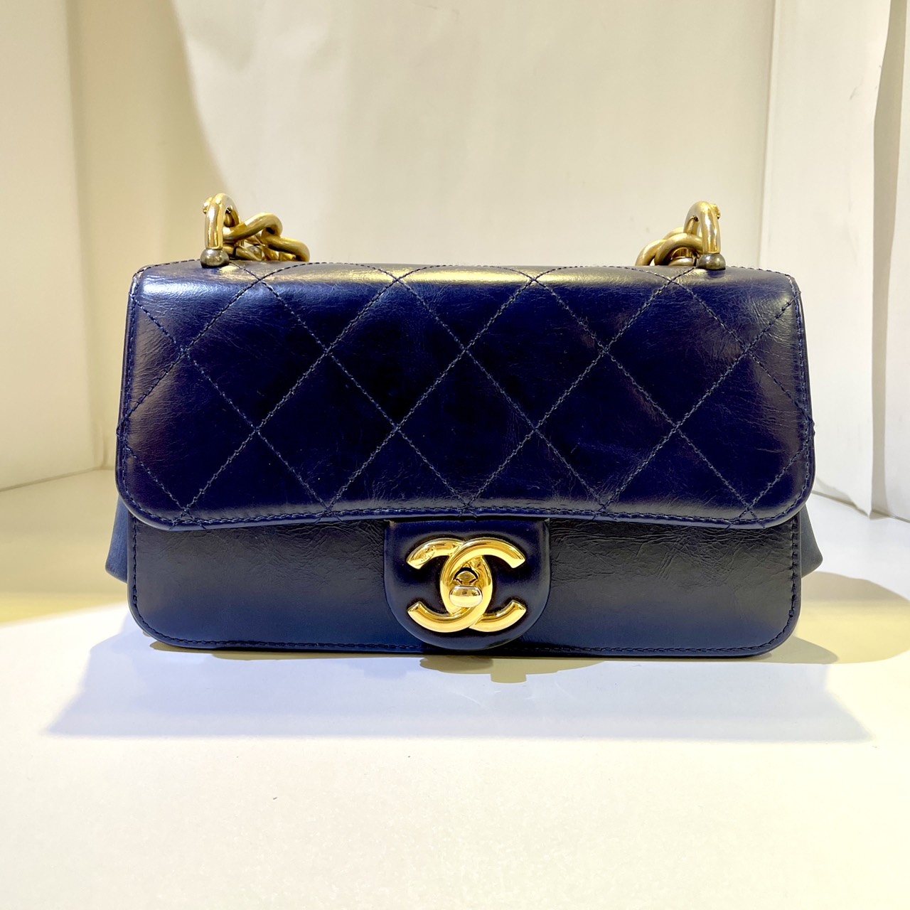 CHANEL(シャネル) マトラッセ 2WAY チェーンショルダーバッグ レザー 