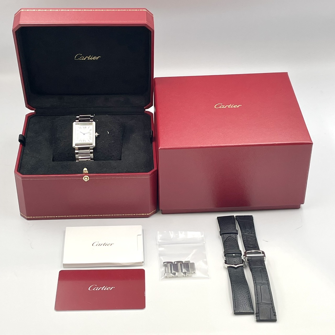 Cartier(����ƥ���) ���󥯥ޥ���LM WSTA0041 �ۥ磻�� 2021ǯ12�� ���A ���� �ؤ��٥�Ȥ��� ST-84 (���ض�Ź)