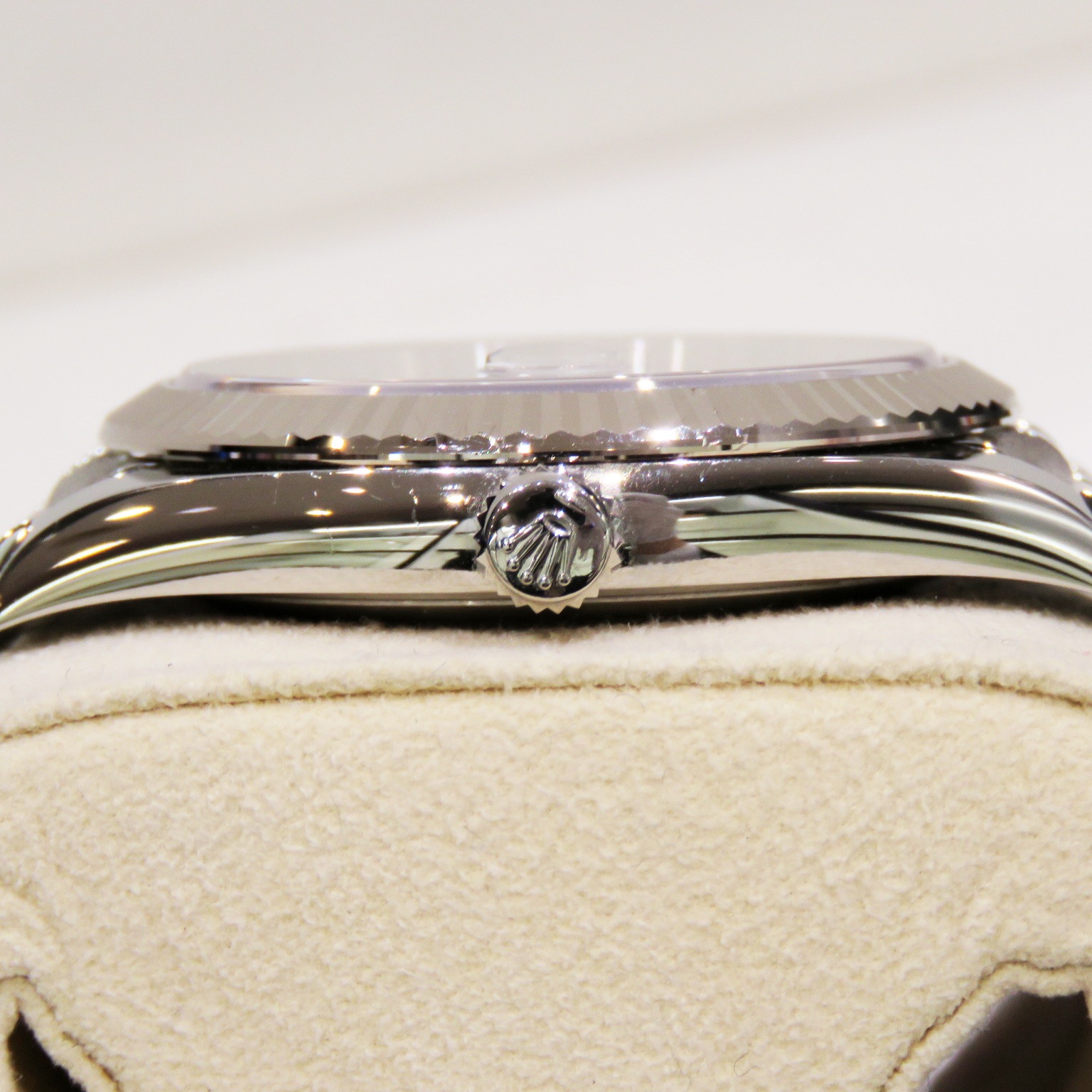 C-254 ROLEX (����å���) �ǥ��ȥ��㥹��41 �ӻ��� 126334 �ۥ磻�ȥС� SS/WG ����ӥ꡼ ��°�ʴ��� ������� ���Ź