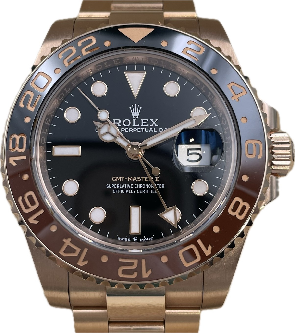ROLEX(ロレックス) GMTマスターⅡ 1267151CHNR ブラック 2024年8月