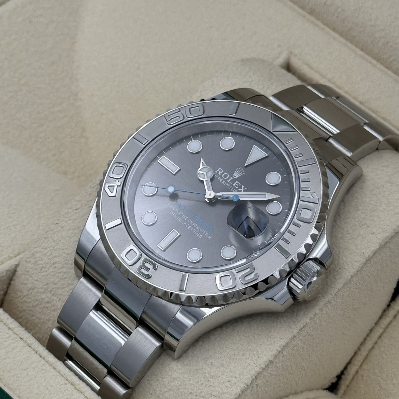 ROLEX (����å���) ��åȥޥ�����40 126622 ���졼�� SS/�ץ���� ̤���� CAT-578