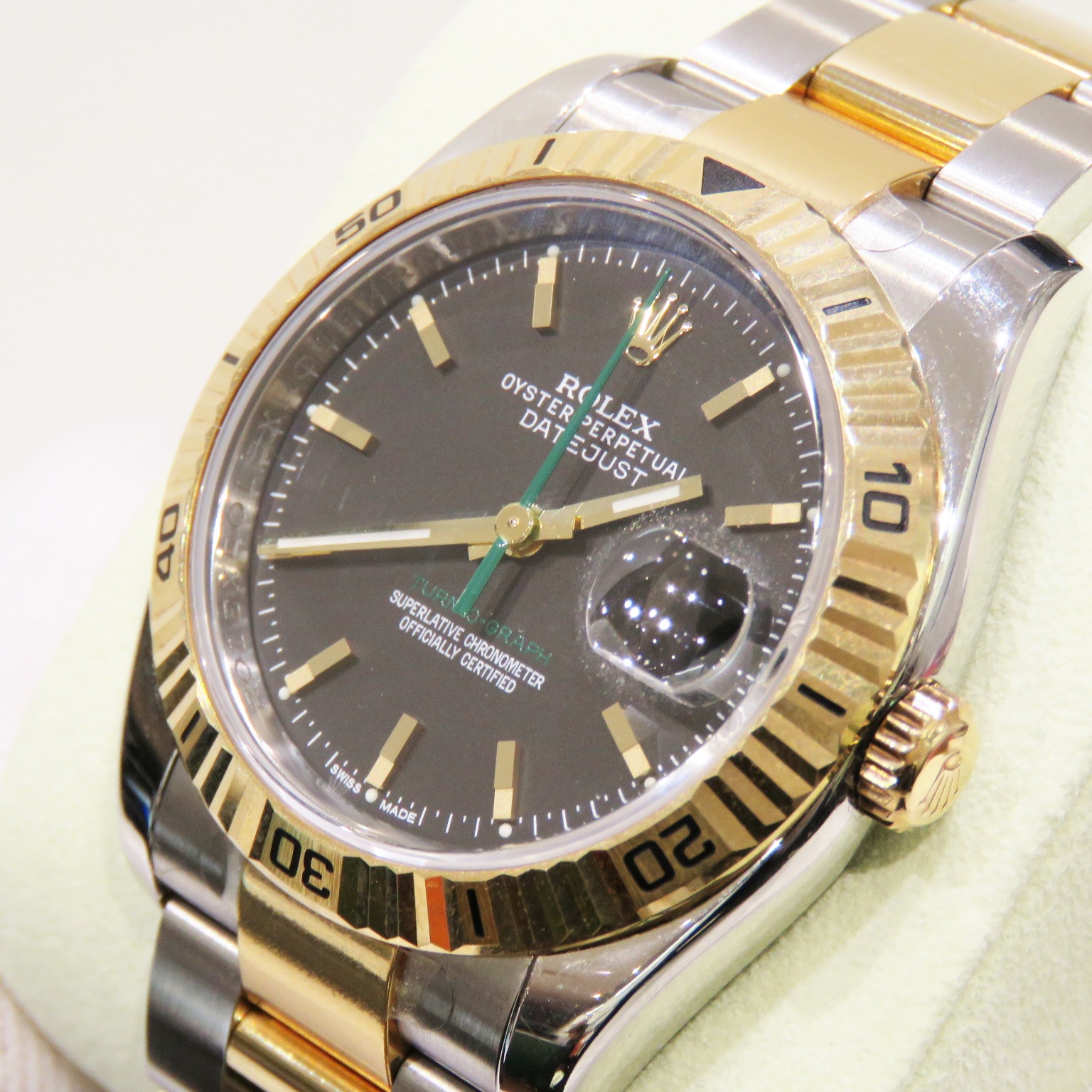 B-230 ROLEX (����å���) �ǥ��ȥ��㥹�� �����Υ���� �ӻ��� 116263 �֥�å� SS/YG ���������� ��°�ʴ��� ��� ���Ź