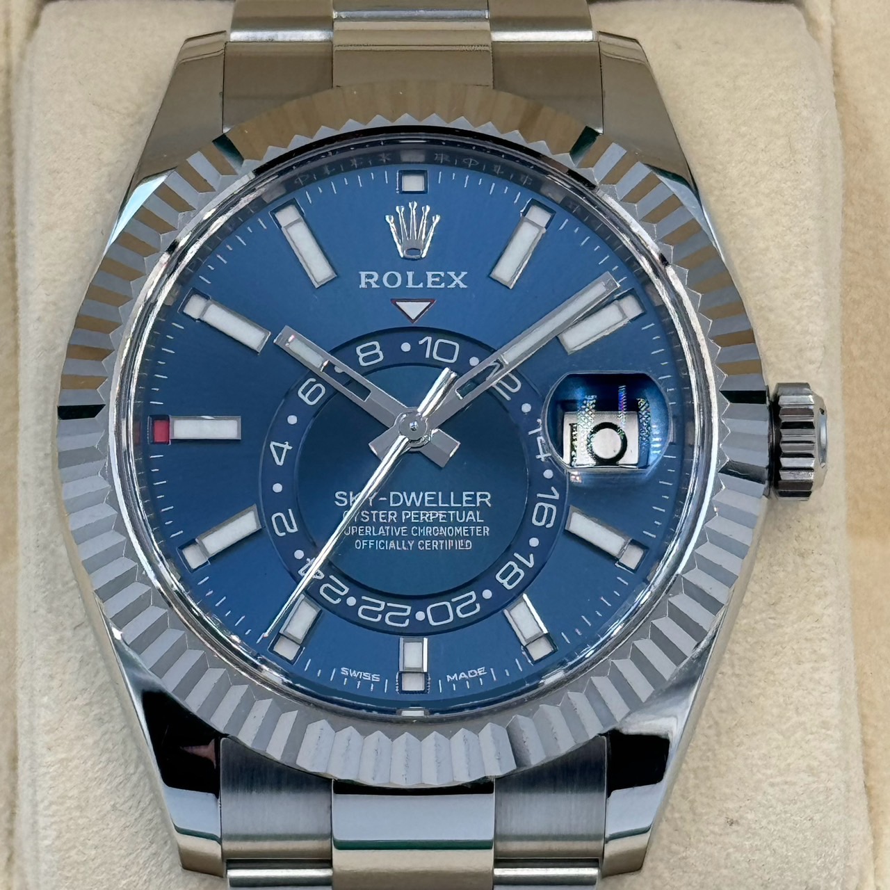 ROLEX (å) ɥ顼 326934 ֥饤ȥ֥롼  SS  ضŹ CAT-372