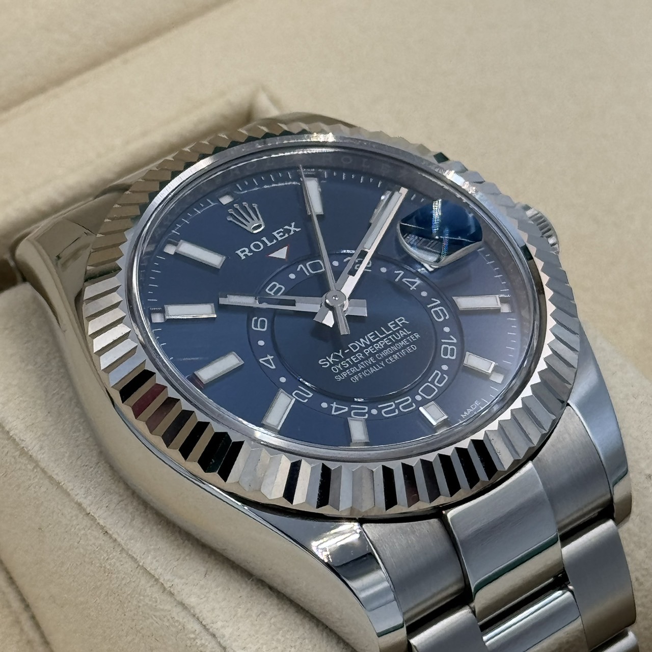 ROLEX (å) ɥ顼 326934 ֥饤ȥ֥롼  SS  ضŹ CAT-372