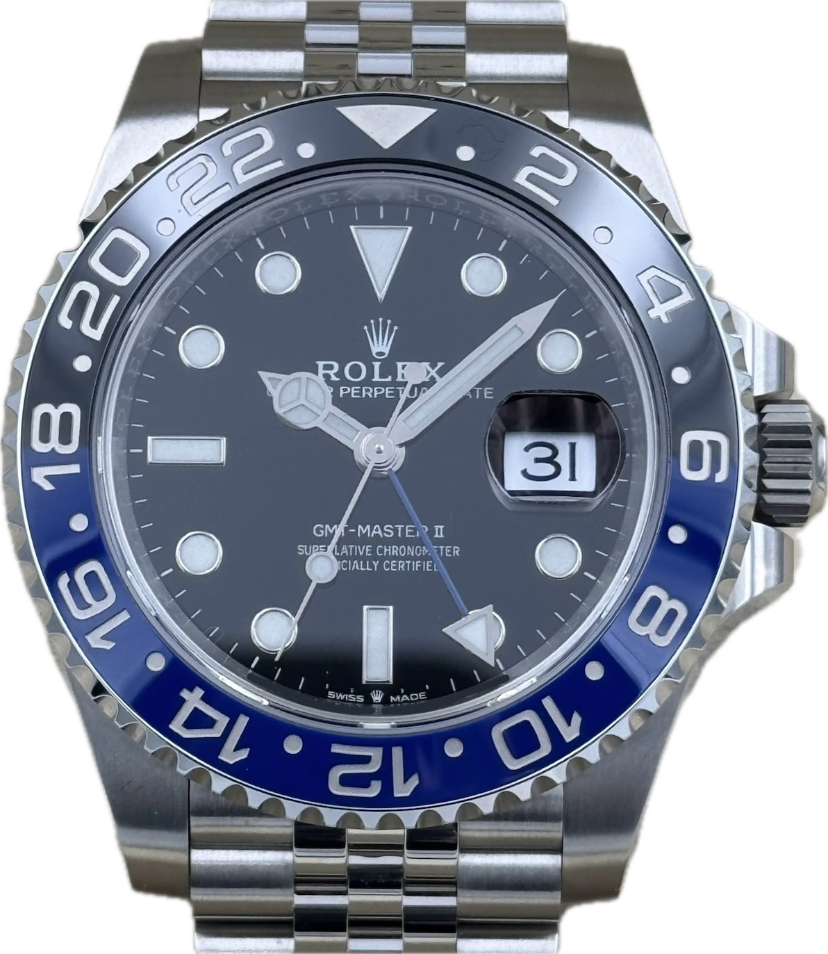 ROLEX (ロレックス) GMTマスターⅡ 126710BLNR ブラック SS 新品同様