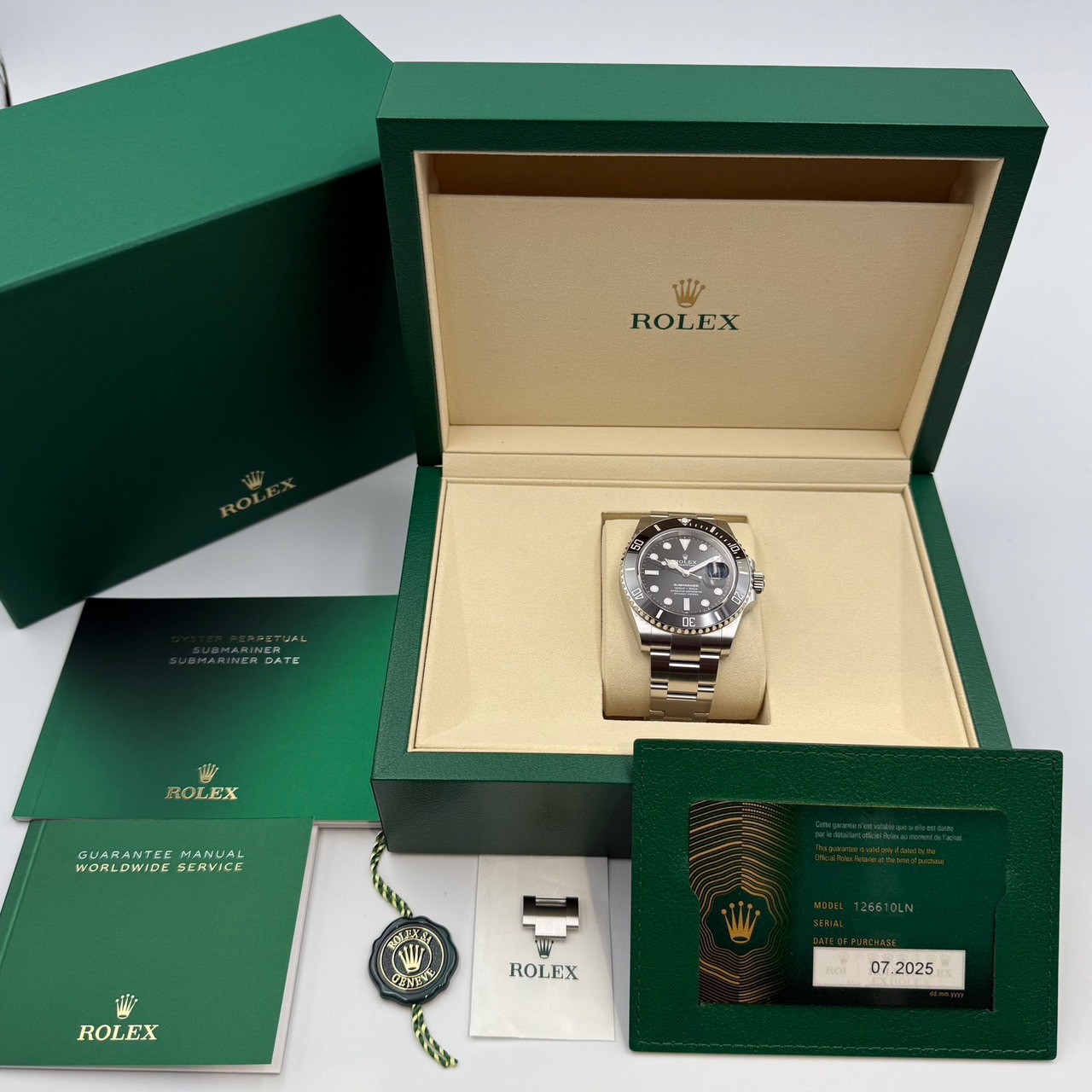 ROLEX(����å���) ���֥ޥ꡼�ʥǥ��� 126610LN �֥�å� 2025ǯ7�� ̤���� ���� ���ض�Ź ST-289