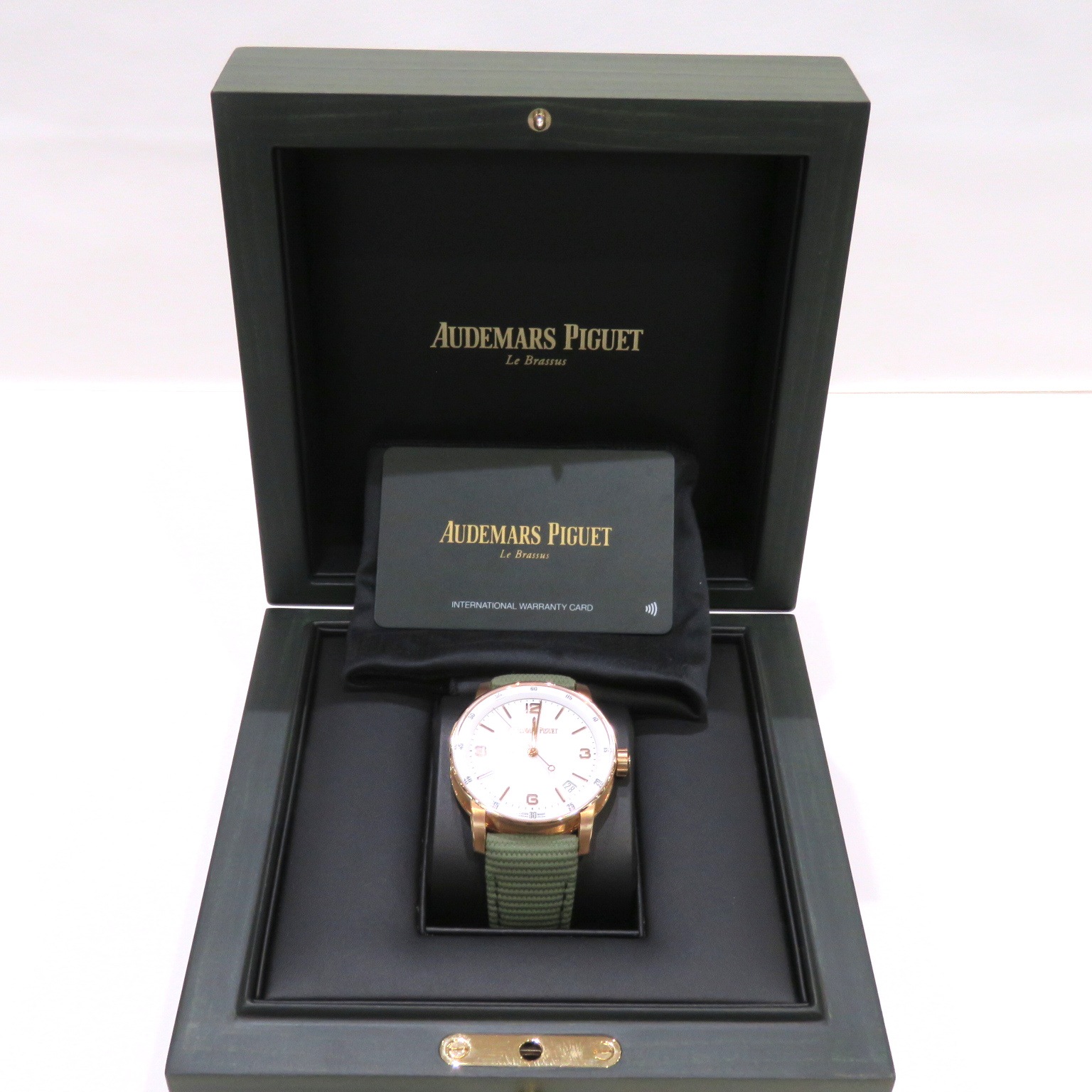 AUDEMARS PIGUET (�����ǥޡ��ԥ�) CODE11.59  �ӻ��� 15210OR.OO.A099OR.01 �ۥ磻�� 2025ǯ2�� ��°�ʴ��� ��� X-252 ���Ź