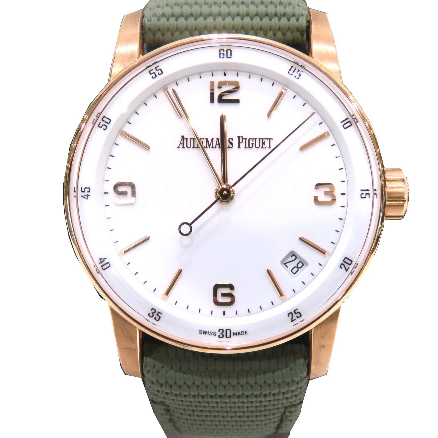 AUDEMARS PIGUET (�����ǥޡ��ԥ�) CODE11.59  �ӻ��� 15210OR.OO.A099OR.01 �ۥ磻�� 2025ǯ2�� ��°�ʴ��� ��� X-252 ���Ź