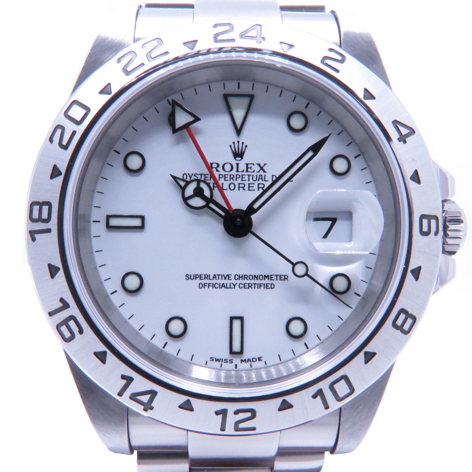 ROLEX(����å���)/�������ץ����顼��/16570/�ۥ磻��/���ΤΤ�/Y��(2002ǯ)/���A/NAB-572��̾�Ų�Ź��