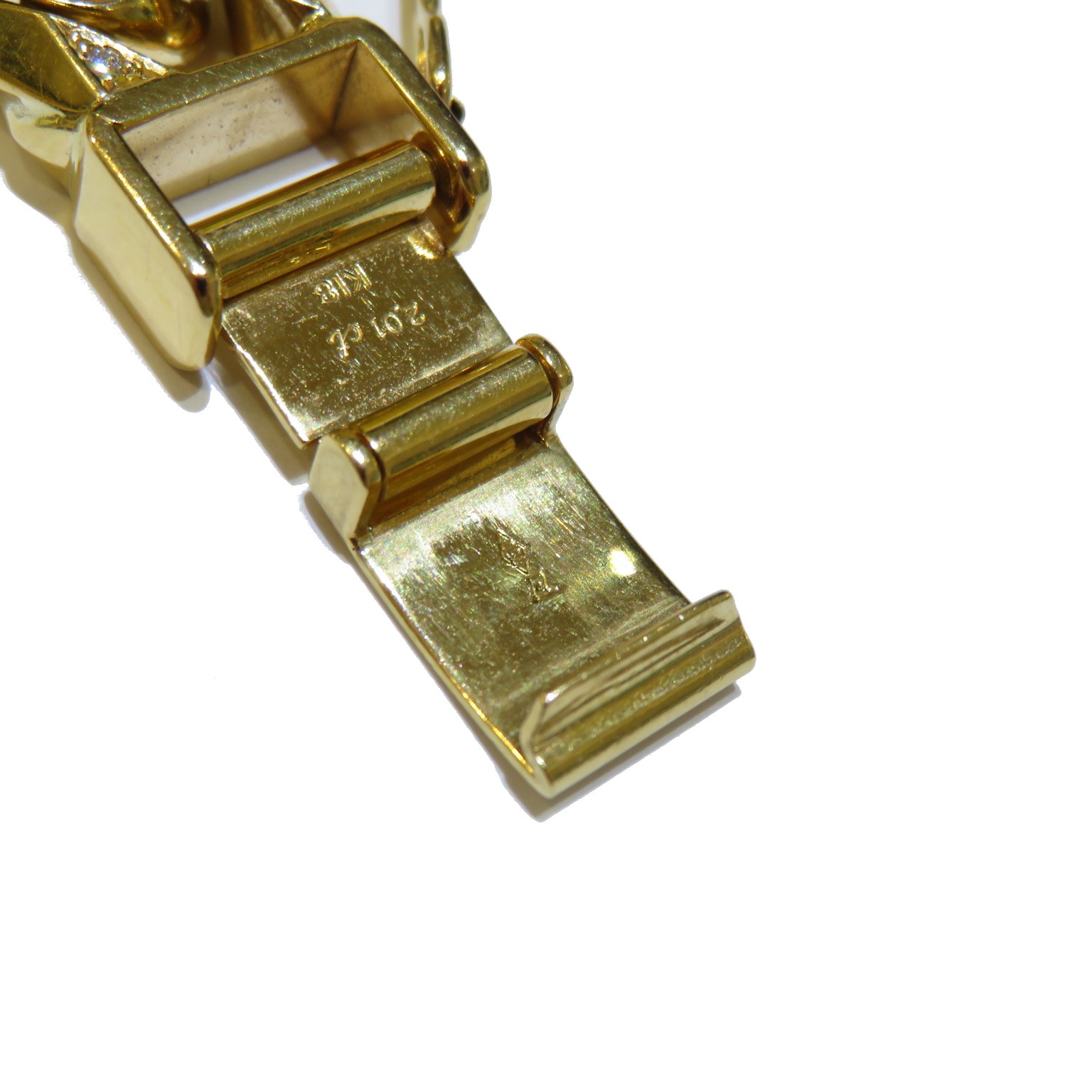 K18YG6̥䥭إ֥쥹å 96.9g 2.01ct 20cm AʾŹ