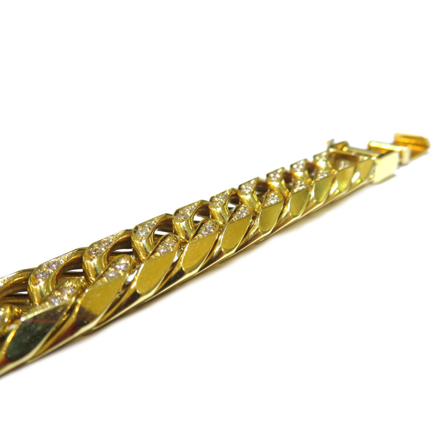 K18YG6̥䥭إ֥쥹å 96.9g 2.01ct 20cm AʾŹ