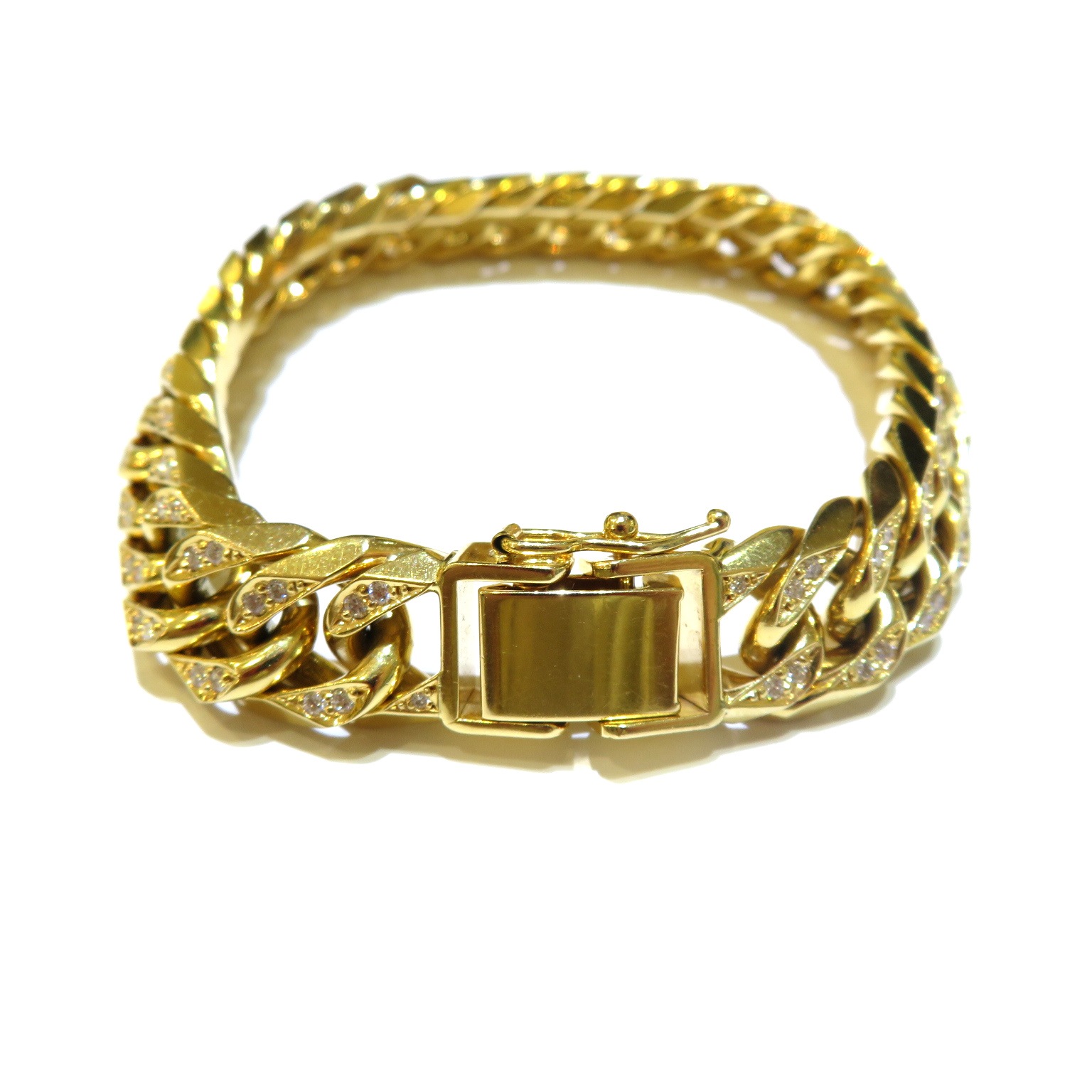 K18YG6̥䥭إ֥쥹å 96.9g 2.01ct 20cm AʾŹ