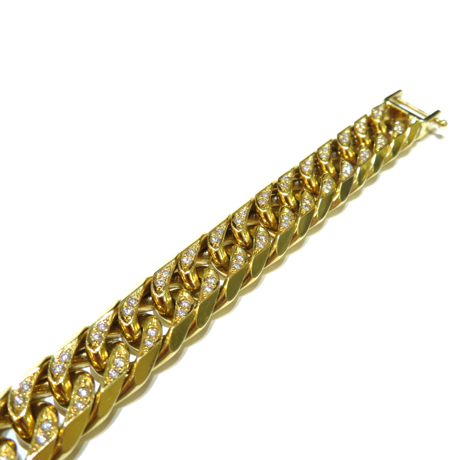 K18YG6̥䥭إ֥쥹å 96.9g 2.01ct 20cm AʾŹ