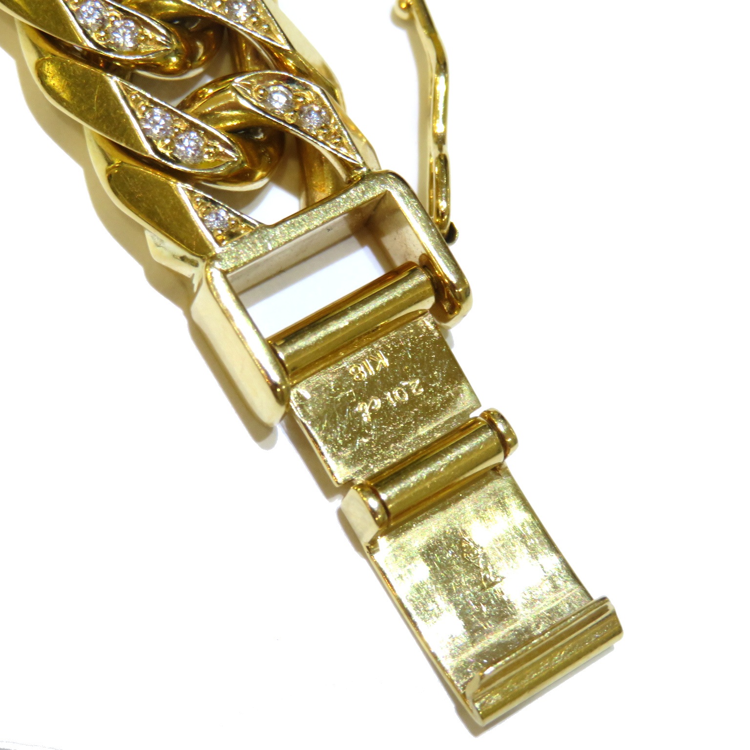 K18YG6̥䥭إ֥쥹å 96.9g 2.01ct 20cm AʾŹ