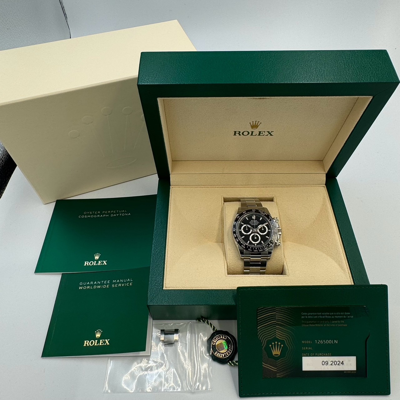 ROLEX (å) ⥰եǥȥ 126500LN ֥å SS ̤ ضŹ CAT-489
